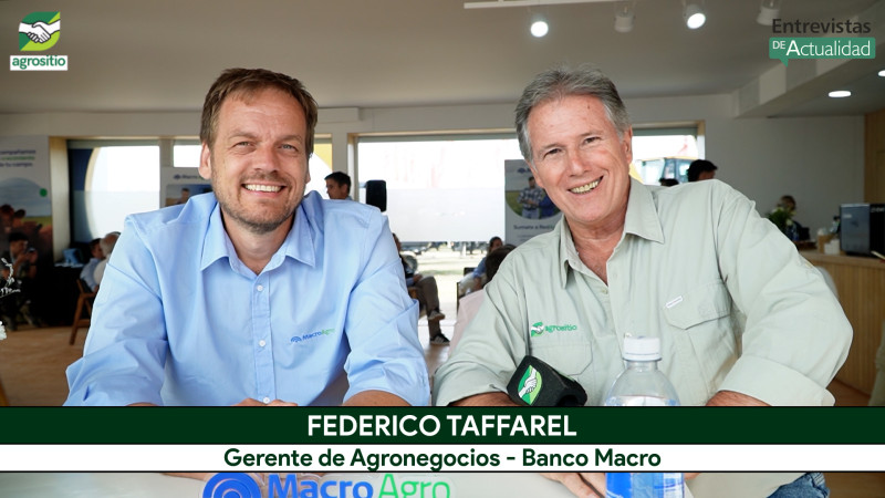 Cuando los Bancos potencian al Campo con financiamiento para inversión; con F. Taffarel