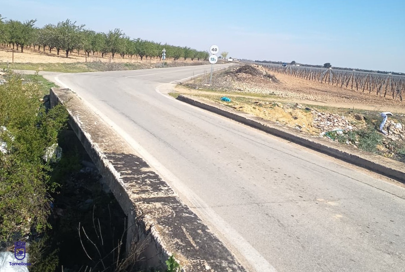 El Ayuntamiento de Tomelloso arreglará un puente de un camino de gran tránsito agrario