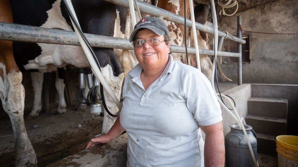 Ser mujer en el tambo: Miriam Foliano y una pasión por las vacas que viene desde Suiza