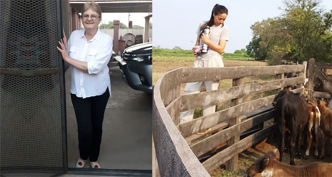 Dos mujeres productoras primarias, una forestal y la otra ganadera, en el día internacional de la Mujer